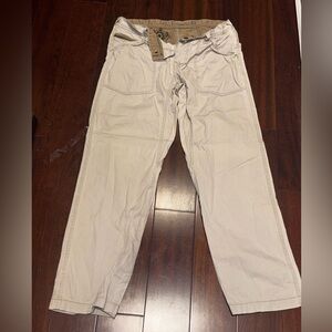 Men's Cargo Cream Pants